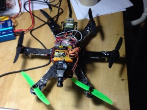 fpv gear on Hexacopter
