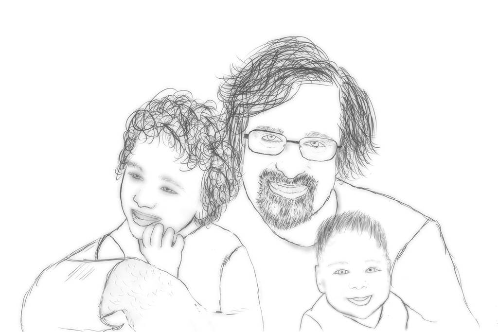 Art: Pencil Drawn Bora Ugur and Guney