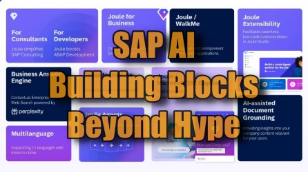 SAP AI Building Blocks – A Discussion Beyond Hype: Joule and Business AI vision FAQ