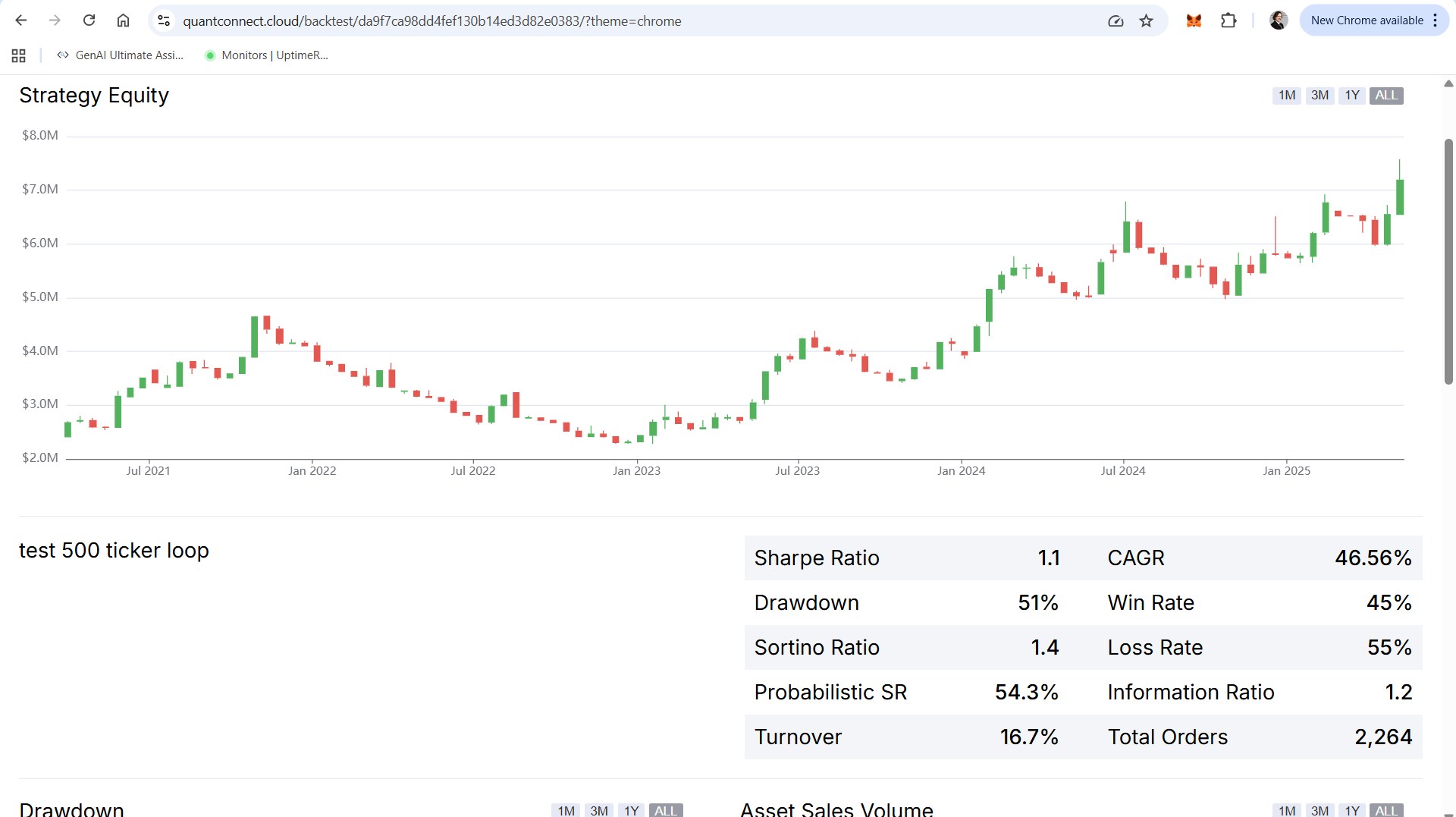 USA Stocks Trading Algo Results: Golden Question: Which Yield Curve is better?