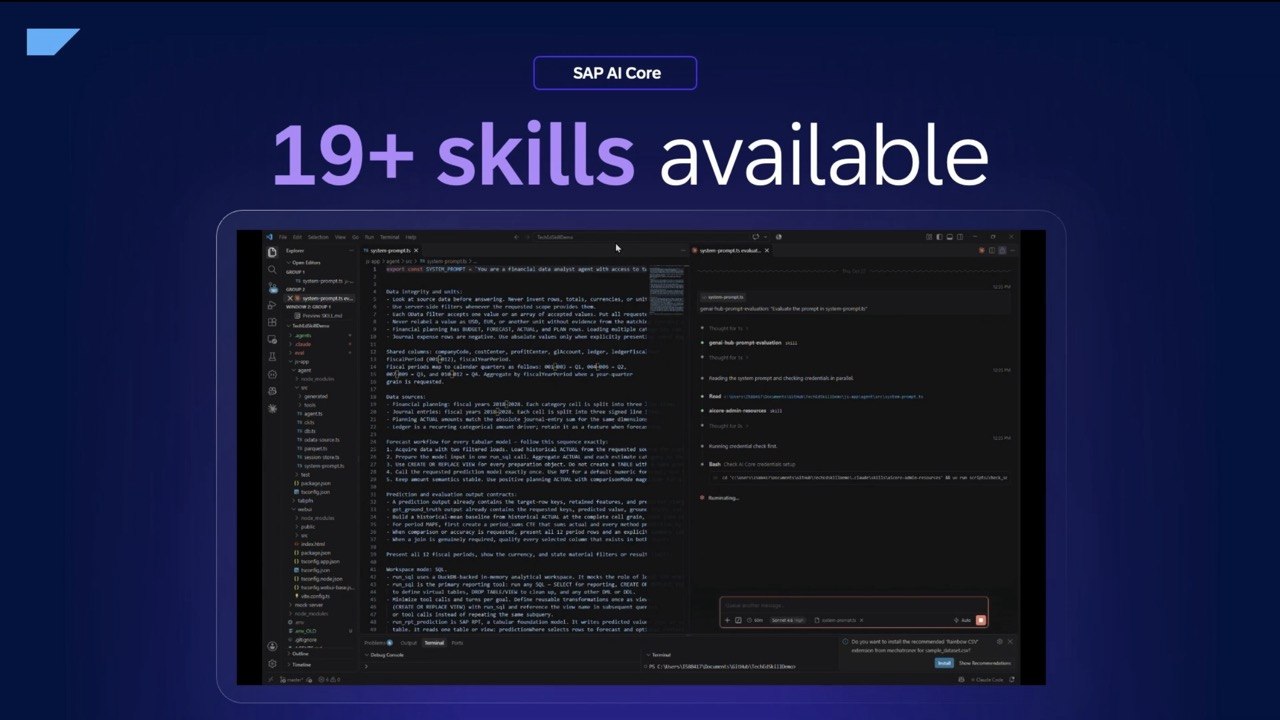 SAP AI Core — 19+ Skills