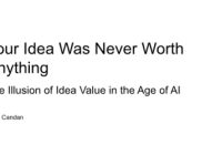 Your Idea Was Never Worth Anything Your Idea Was Never Worth Anything
